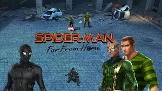 Spiderman vs Electro + Sandman - far from home Update Marvel Future fight 5.2.0 Legendary Battle
