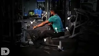 Seated cable row (prone grip)