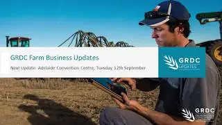 GRDC Farm Business Updates Networking with your Industry