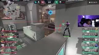 sOm's Reaction to VCT Masters Madrid's First ACE: Incredible KC vs FPX Moment! 🔥👀