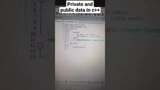 private and public data in c++ 💻