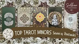 ⭐️  Seven of Pentacles Cards #TopTarotMinors | The Best of My Tarot Library