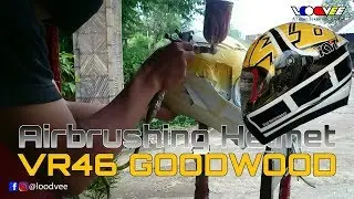 Airbrush Helm VR46 GOODWOOD