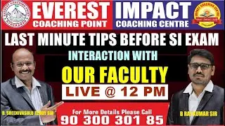 THE MISTAKES I MADE IN PREPARATION & JOURNEY BY NAMALA CHAITANYA SUB INSPECTOR IN CPO