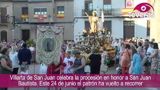 San Juan Bautista vuelve a recorrer las calles de Villarta