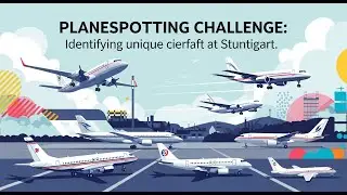 Planespotting Challenge: Identifying unique aircraft at Stuttgart.