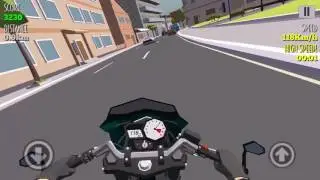 Cafe Racer v 1.015 run: Track City Madness, mode Endless #caferacergame
