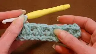 Crochet Climbing Posts Stitch Tutorial | Crochet Stitch for Blanket, Hat or Cardigan.