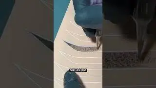 Простая схема укладки пигмента в технике &laquo;Пудровые Брови&raquo; с красивым градиентом .