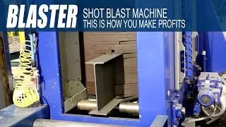Дробеструйная машина Ocean BLASTER идеально подходит для ВСЕХ производителей стальных конструкций &mdash; вот как вы получаете прибыль