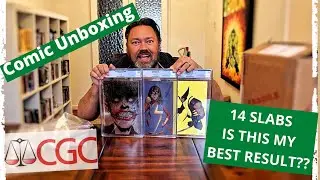 Blind CGC Comic Unboxing -14 Slabs-  Guess the grades!!