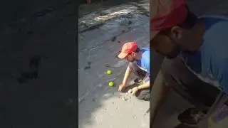 How to burn a ball
