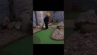 The Least Smart Mini Golf Trickshots   Of The Minute #shorts #minigolf #golf