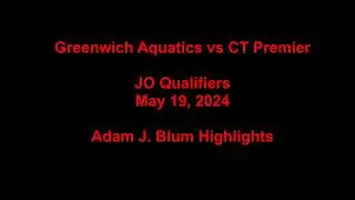 CT Premier vs Greenwich Aquatics Adam J. Blum Highlights (no music)