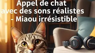 Appel de chat avec des sons r&eacute;alistes  - Miaou irr&eacute;sistible pour chats curieux