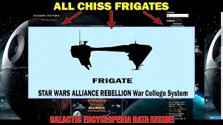ALL FRIGATES of the Chiss - Star Wars - Units Data included!