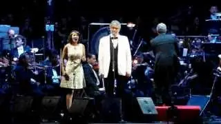 Andrea Bocelli y Gabi Moreno.