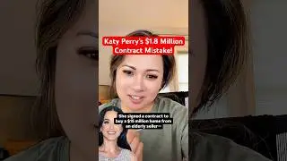 Katy Perry&rsquo;s $1.8M Contract Mistake! #RealEstate #KatyPerry #Home #House #Property #Legal #Law #News