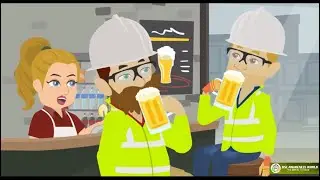 Construction Site Safety Animated Video || Workplace Safety Video || HSE Awareness World