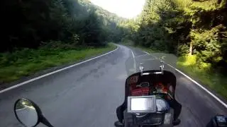 Motorcycling Romania Transylvania Carpathian Mountains DN13B : Gheorgheni - Praid (2/2)