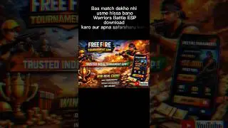New Free Fire ESports Tournament App Download Now 🤑🤑👇👇 #shorts #esports #freefire