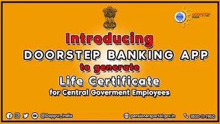 Life Certificate submission through Banking Agents -Door Step Banking (DSB). (Hindi Audio)
