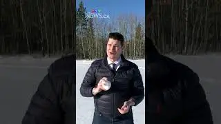 Reporter enjoys warm Edmonton temperatures