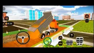 3D Cartoon Construction Vehicle With JCB Damper Truck 🚚 is Available 🙋&zwj;♂️