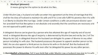 Divorce by women under muslim law #lawrelatingtowoman_llbquestionpaper #llbsem6 #lawexams #lawyer