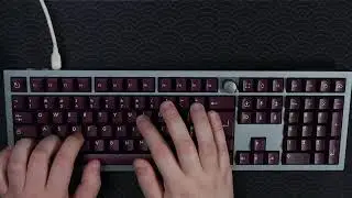 Typing test - Keychron Q6 custom keyboard w/ lubed SP Star Meteor White V3 switches and PBTFans Vior