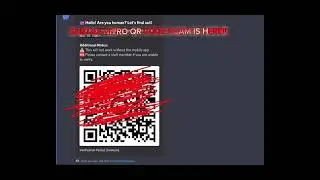 NITRO QR CODE SCAM | BEAMING