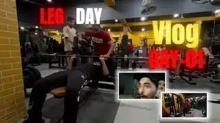 Vlog - 01 | Leg Day 😵&zwj;💫 , Comedy Scene 🤡