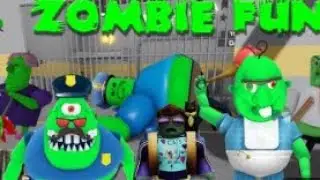 Speed run zombies in 3 obby in #sirencop #greatschool and #mrfunny