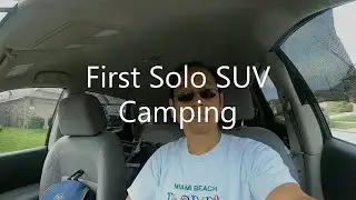First Solo SUV Camping / awd suv camper / mini suv camper tour