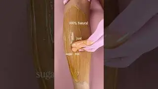 Sugar Paste is 100% NATURAL 🍯🌱 #sugaringhairremoval #sugaringnyc #sugaringwax #short