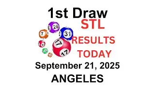 STL ANGELES Results Today - 1st Draw  September 21, 2025