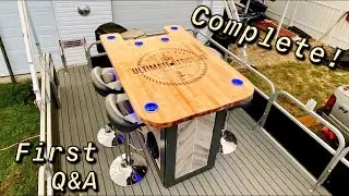 Custom Bar on my Pontoon Boat -Episode 8