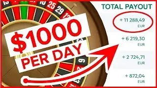Incredible System To Earn Money 2019 - Roulette System To Win (How To Earn 500$ Per Day)