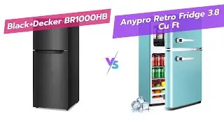 BLACK+DECKER против мини-холодильников Anypro 🧊 Верхняя или нижняя морозильная камера | BuySmart