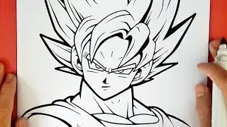 COMO DIBUJAR A GOKU SSJ