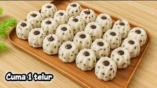 Gara-gara bolu 1 telur ini semua tanya resepnya karna enak banget | Langsung ludes sekejap saja !!
