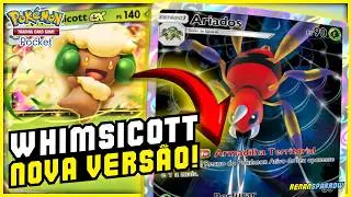 NOVO ARIADOS TURBINOU O DECK WHIMSICOTT! 🪨 || Pokémon TCG Pocket #401