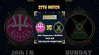 CPL 2024 -27th Match Prediction BR vs GAW | Providence Stadium, Guyana, Pitch Report