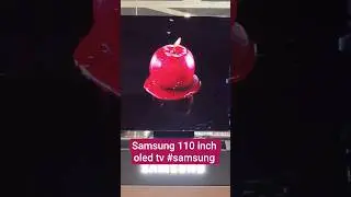Samsung 110 inch oled tv #samsung #viralvideo