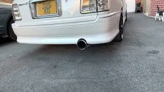 Toyota Crown Athlete V - JZS171W - New exhaust startup and little rev  :)