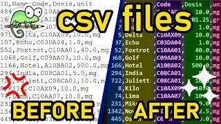 CSV files and the CSV Lint plug-in for Notepad++, view, edit, sort and convert text data more easily