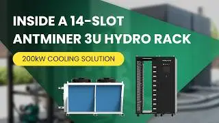 Hydro Cooling Kit H200-S-3U for 14 Antminer U3S21EXPH Units
