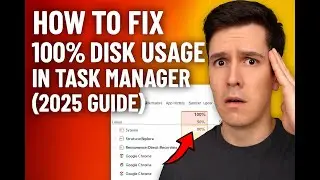 How to Fix 100% Disk Usage in Task Manager (2025 Guide)