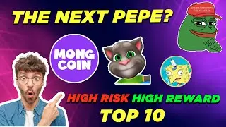 🚨  Top 10 Trending Meme Coins- Who Could be the Next Pepe?