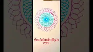 2024 Chill 😎 Monkey🐒 Tail spirograph🌼#shorts #viral